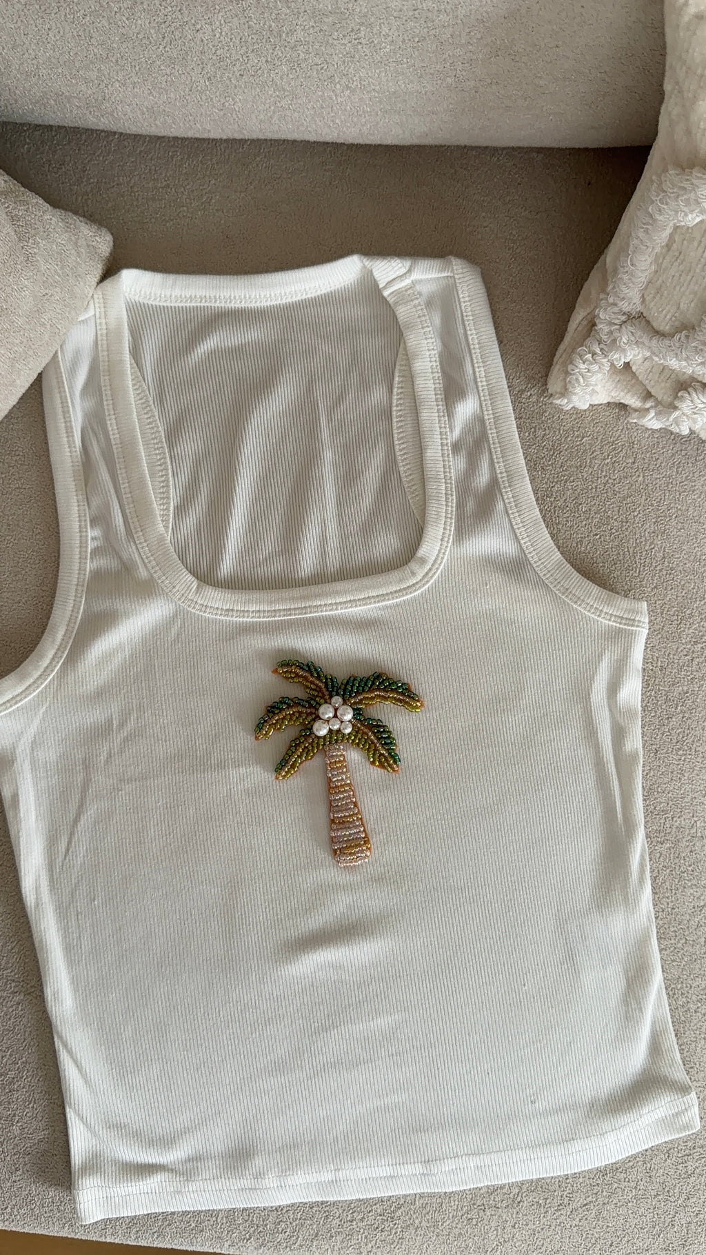 Palm Tree living vest top