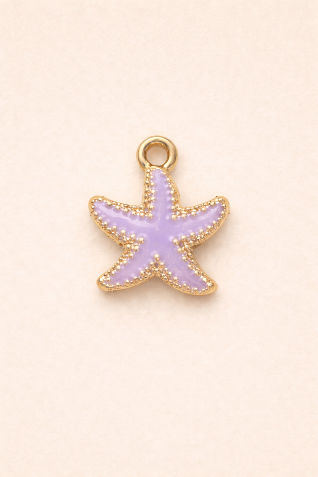 Purple starfish charm