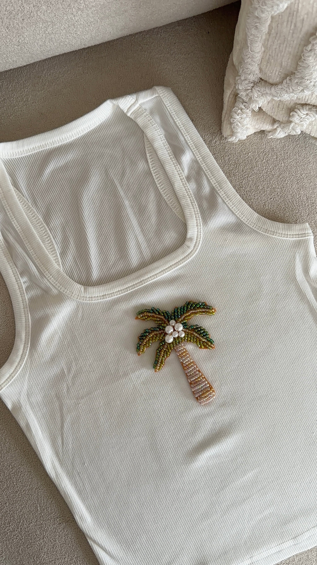 Palm Tree living vest top