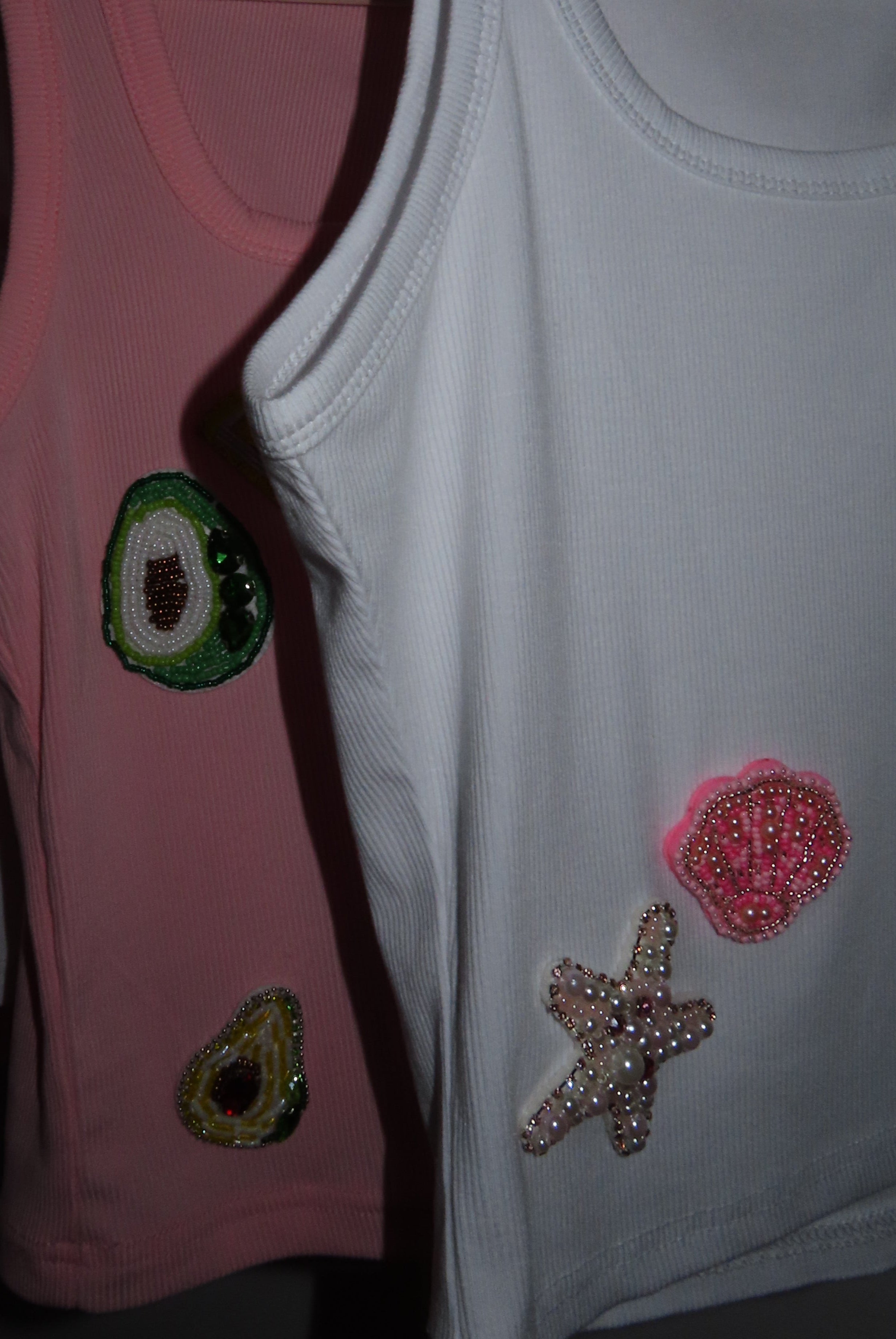 Pink shell patch