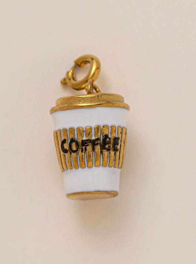 Coffee cup charm