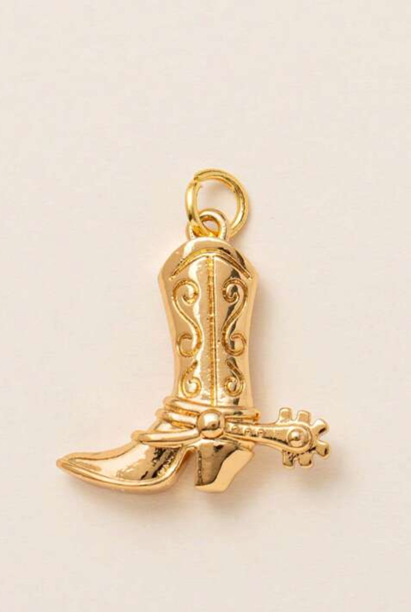 Cowboy boot charm
