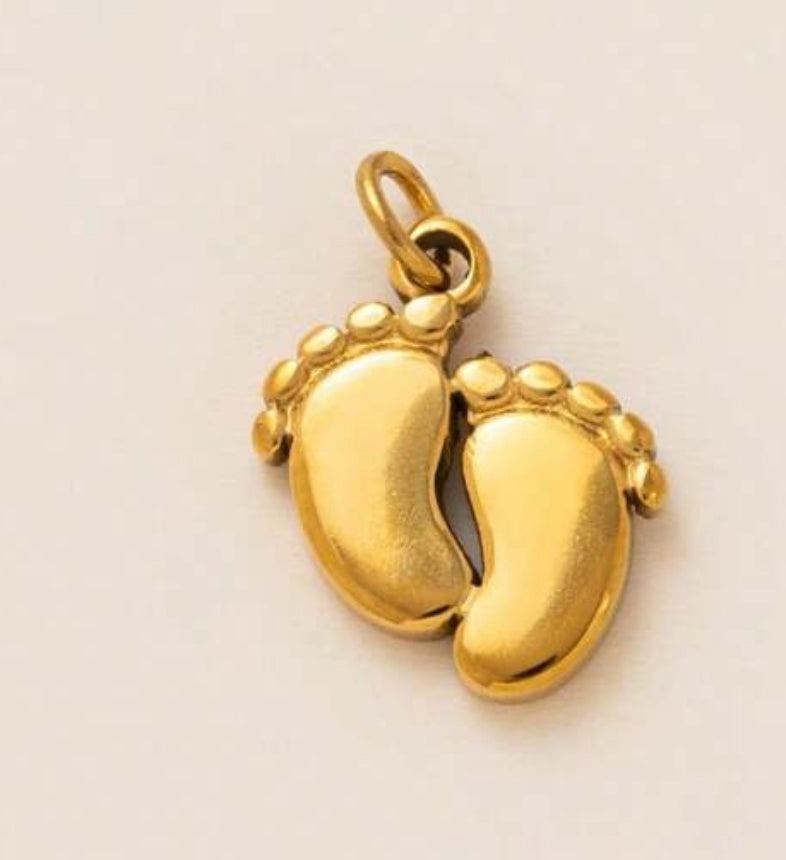 Baby feet charm