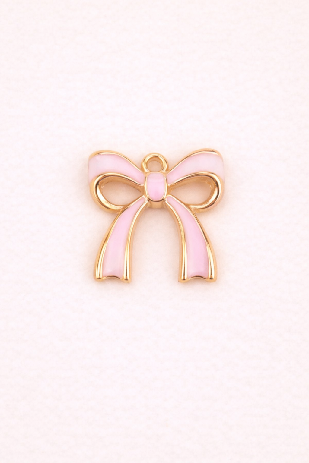 Pink Bow Charm