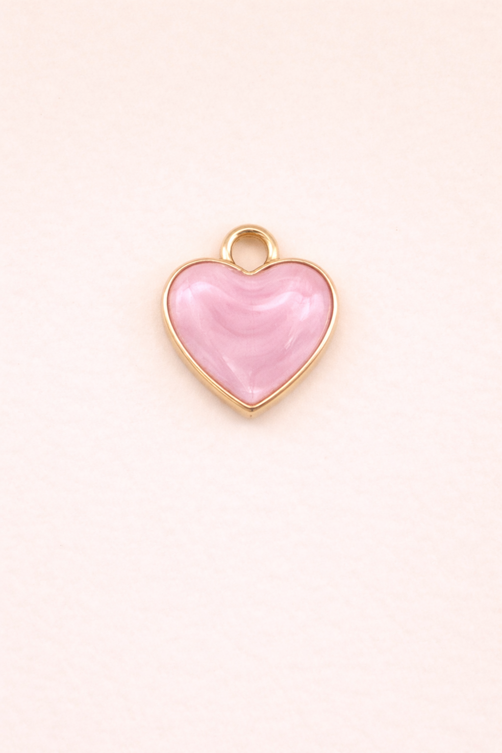 Pink heart charm