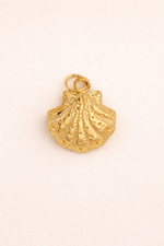 Gold shell charm
