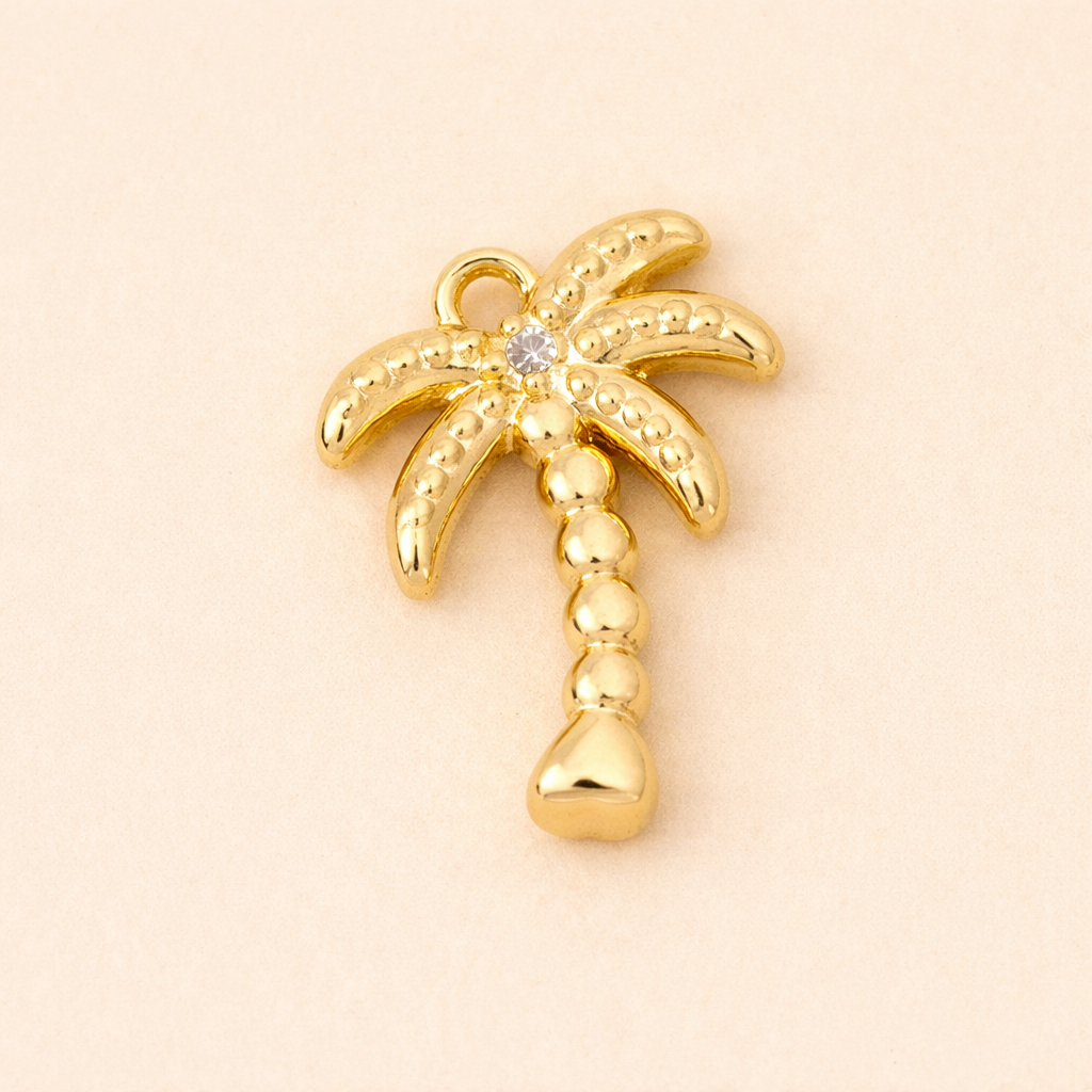 Palm tree charm