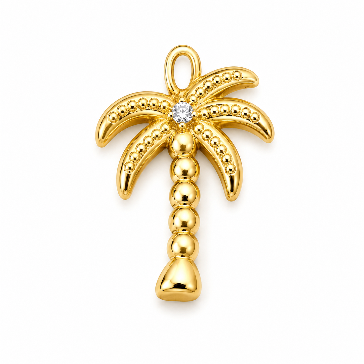 Palm tree charm