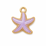Purple starfish charm