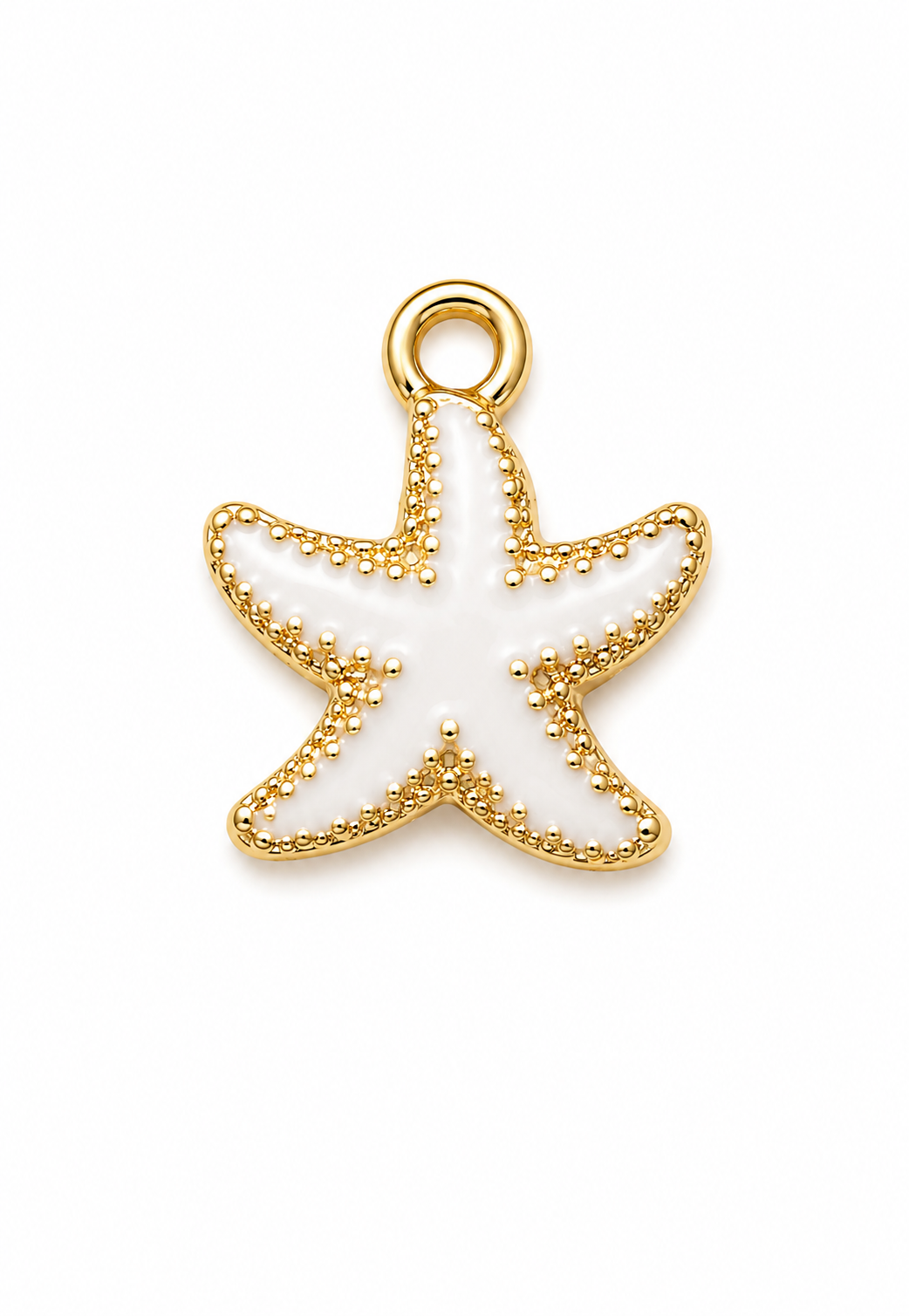 White starfish charm