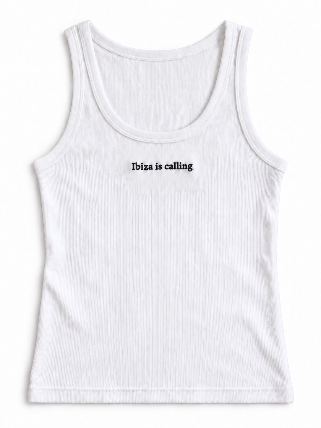 Ibiza Is Calling vest top
