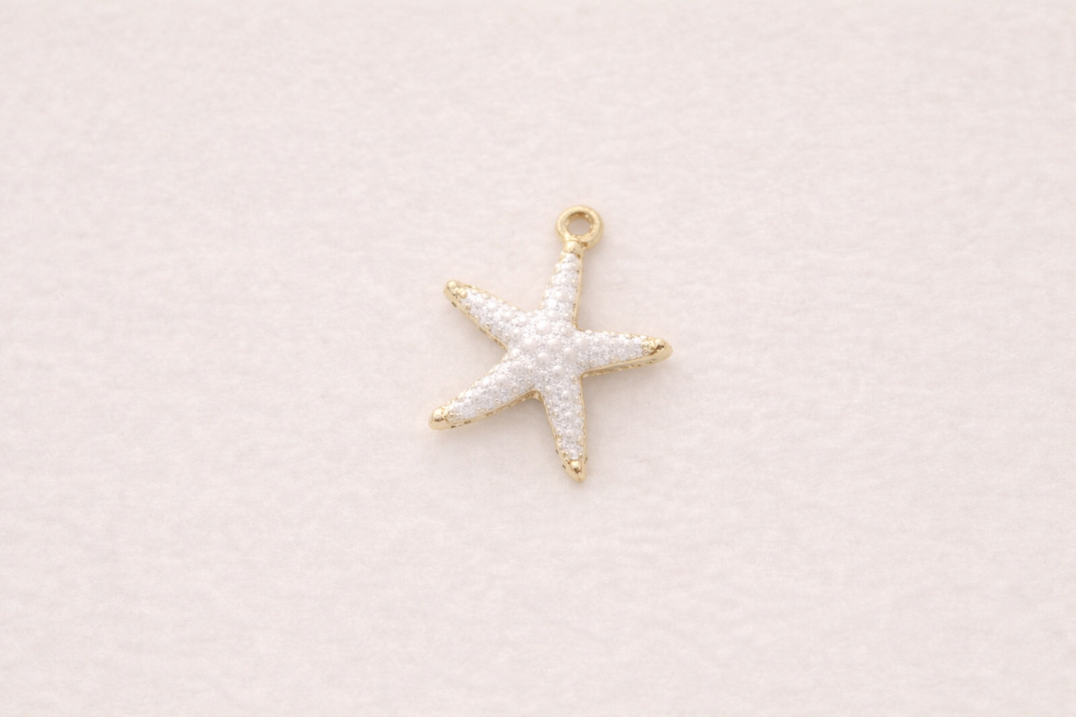 White starfish charm