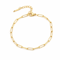Paper clip bracelet