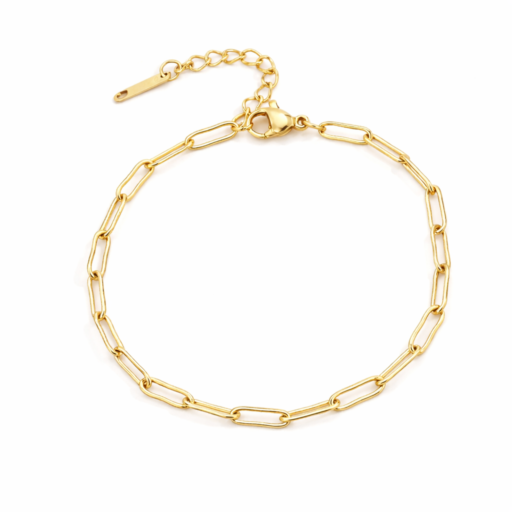 Paper clip bracelet